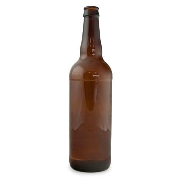 22 oz. Brown Beer Bottles - Case of 12