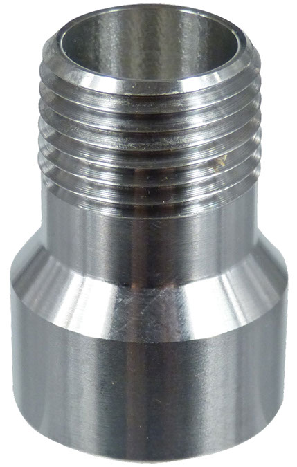 1/2" FPT by 1/2" MPT Stainless Adapter