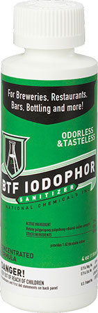 BTF Iodophor Sanitizer 4 oz