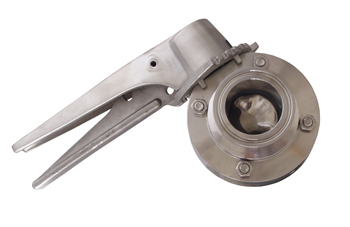 1.5" Butterfly Valve (304 S/S) 7 Position Handle