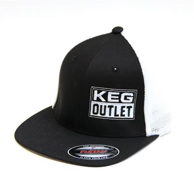 Keg Outlet Fitted Trucker Hat (FlexFit 2-Tone Trucker)