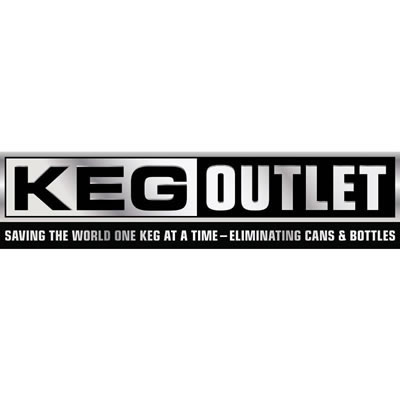 Keg Outlet Sticker (9.25"X2.25")