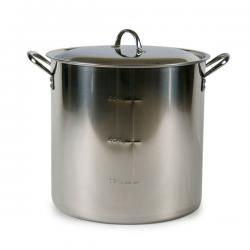 Economy 7.5 Gallon Stainless Brew Pot with Lid