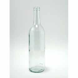Claret/Bordeaux 750 ml Clear, 12/case