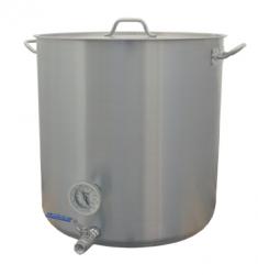 26 Gallon Notched Mash Tun With Notched Lid