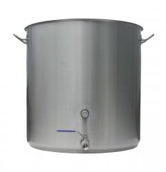 26 Gallon Heavy Duty Stainless Brew Kettle With Notched Lid