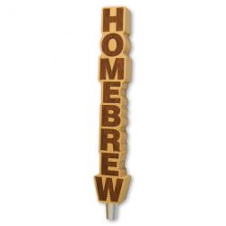 Homebrew Tap Handle - Laser Etched and Carved