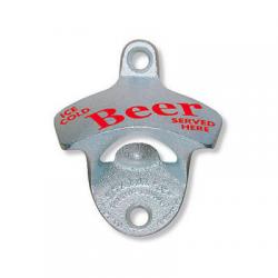 Ice Cold Beer Served Here Wall Mount Bottle Opener