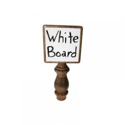 Dry Erase White Board Tap Handle for Draft Beer Faucets