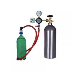 Soda Carbonating Kit with Taprite Regulator and 5 lb CO2 Tank